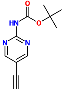 MC085198 t-Butyl N-(5-ethynylpyrimidin-2-yl)carbamate